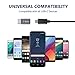 USB Type C Adapter 4 Pack,USB-C to Micro USB Adapter,USB C Convert Connector 56k Resistor for Samsung Galaxy Note 8 S8 S8 Plus +, Google Pixel, Pixel 2 XL, HTC 10, LG G5, Nexus 6P(Gray4)