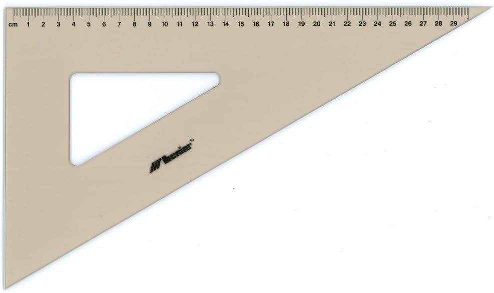 Professional Plastic Metric Set Square Triangle 32cm 320mm, 60Degrees