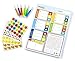 Kid Behavior Chore Chart Daily Planner Pad for Children (52 Weekly Sheets) Promotes Responsibility and Confidence by Positive Reinforcement. Includes 6 Markers and 800+ Star Reward Stickers