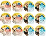 Blue Buffalo BLUE Healthy Starts Grain Free Wet Dog Food 2 Flavor Variety Bundle: (6) Healthy Starts Southwest Skillet with Beef & Egg and (6) Healthy Starts Sunrise Skillet with Chicken & Egg, 3 Ounces Each (12 Trays Total)