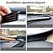 HENGJIA Auto Parts 1.6M Edge Trim Rubber Seal Protector Guard Strip for The Space Between Dashboard and Windshield of Cars/SUV,Easy D.I.Y. Installation.