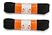 OrthoStep Flat Athletic Black 36 inch Shoelaces 2 Pair Pack