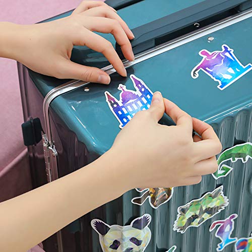 Mizzuco Vinyl Stickers Waterproof Animals Stickers 35 Pieces for Teens Girls Laptop Bumper Helmet Ipad Car Luggage Water Bottle (JH13)