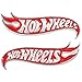 Chevy Camaro Hot Wheels LH & RH Fender Emblems - Red & Chrome
