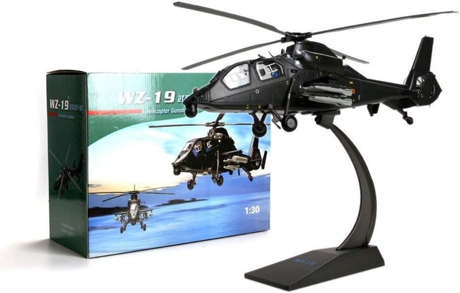 Maquette Avion, Z-19 Black Cyclone Gunship 1/30 Aircraft Model Collection Decoration Gifts