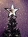 O'LITSTR Tree Topper Star 3D Infinity 9.9 Inch Indoor Tree Top Decoration Warm White LED