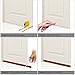 BAINING Door Draft Stopper Sweep, Silicone Door Seal Strip, Under Door Noise Blocker, with 3M VHB Adhesive Backing, 2