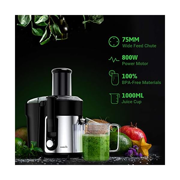 EASEHOLD 1000W Juicer Centrifugal Professional Juice Maker Machine Fruit Vegetable Extractor Whole