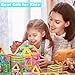 Utkwbs ZENFOLT Magnetic Blocks, Creative Magnetic Tiles Building Blocks Toys Set, 40 PCS Magnet Tiles STEM Preschool Educational Construction Kit for Preschool Toddlers, Kids, Girls, Boys