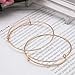JETEHO 24 Pack Metal Women's Expandable Blank Bangle Adjustable Wire Bracelet for DIY Jewelry Making Charm Bracelets(2.6 Inch)