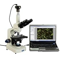 OMAX 40X-2500X Darkfiled Trinocular Compound Siedentopf LED Microscope with Dry Darkfield Condenser and 9MP Camera