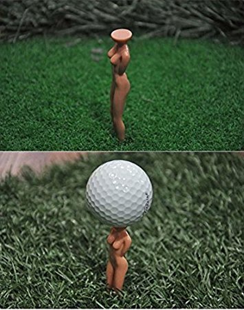 Golf Tee, Petforu [Pack of 30] Naked Lady Nude Beauty Professional Tee System Divot Tool - Thumbnail 6