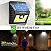 Solar Motion Sensor Lights Outdoor, Super Bright COB 36 LED Wireless Waterproof Solar Wall Outside Lighting, Solar Security Light for Porch Patio Yard Deck Stairway Driveway (2 Packs)