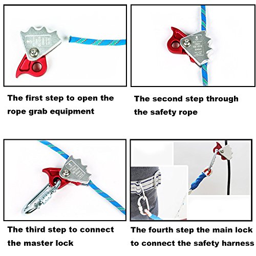 Freezx Outdoors Climbing Safety Rope Automatic Locking Device