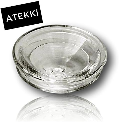 ATEKKi Glass Replacement Bowl for Silicone Travel Smoking Accessory