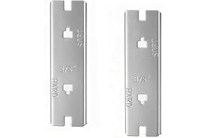 Antrys Depth Gauge 3/8" Replacement for Husqvarna 5056981-01N Depth Gauge Tool, Chainsaw Raker Chain Depth Gauge 3/8", 73LP, 73VL (H42) - 2 Pack