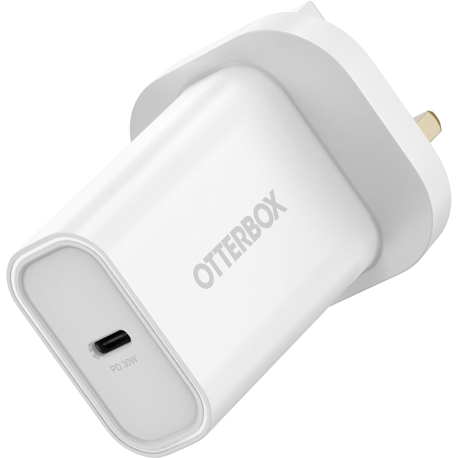 OtterBox Standard UK 30W USB-C PD Wall Charger, Fast Charger for Smartphone and Tablet, Drop Tested, Ultra Durable, White — image 1