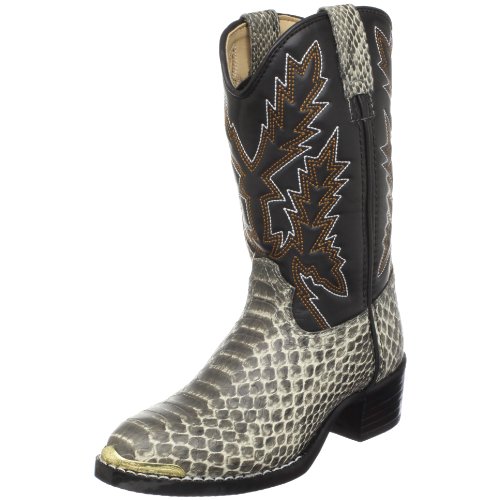 Durango Kids BT813 Lil' 8 Inch,Tan Snake,12M Little Kid