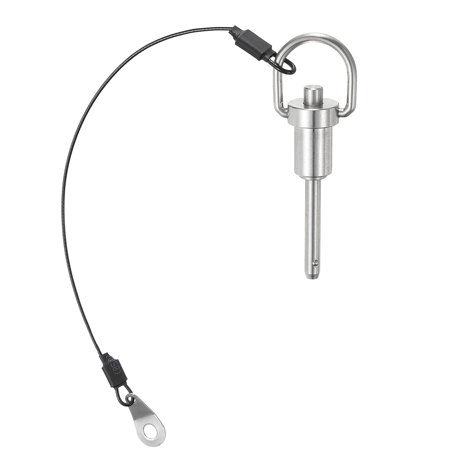 DTGN 5mmx25mm(DxL) Quick Release Pin - Good for Quickly Connecting and Hooking Up Components - 304 Stainless Steel Ball Locking Pins with Push Button - Silver