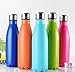 CHILLOUT LIFE Stainless Steel Water Bottle for Kids School: 12 oz Double Wall Insulated Cola Bottle Shape for Cold and Warm Drinks, BPA Free Metal Sports Bottle for Boys, Girls & Women