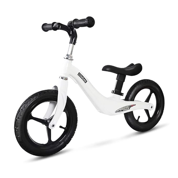 Laufräder Wettkampfart Balance Bike für 1,5-5 Jahre, Kleinkind-Push-Bike mit Gummireifen für Kinder, 12-Zoll-Kindersegelflugz