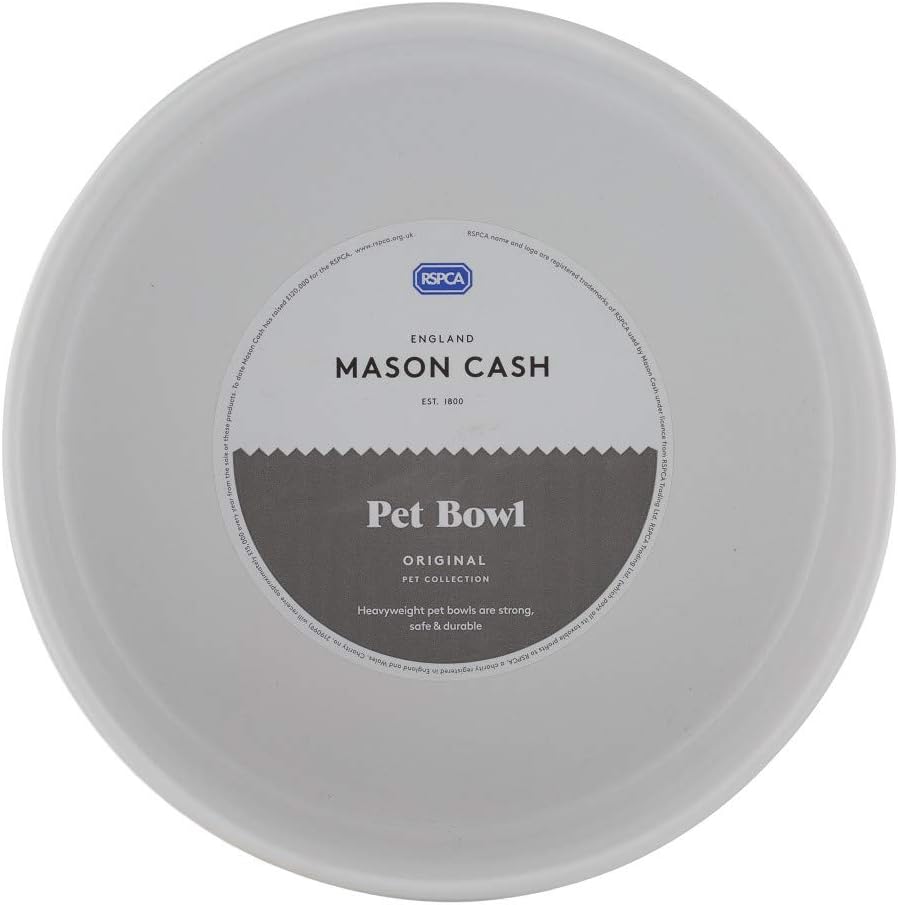 Mason Cash Polka Dot Grey Pet Bowl 18cm, Grey 1.4 litre - Image 3