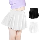 Hvididan Skort Girls, Athletic Skirts for Tennis Golf, Butterfly Flowy Shorts for Kids, Shorts with Pocket