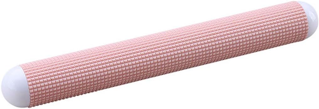 Rolling Pin for Baking Dough Roller Rolling Pins Plastic Non Stick Professional Large Long for Fondant, Cookie, Pizza, Pasta, Dumpling Dough, Pastry Roller (Pink,27x3.5CM)