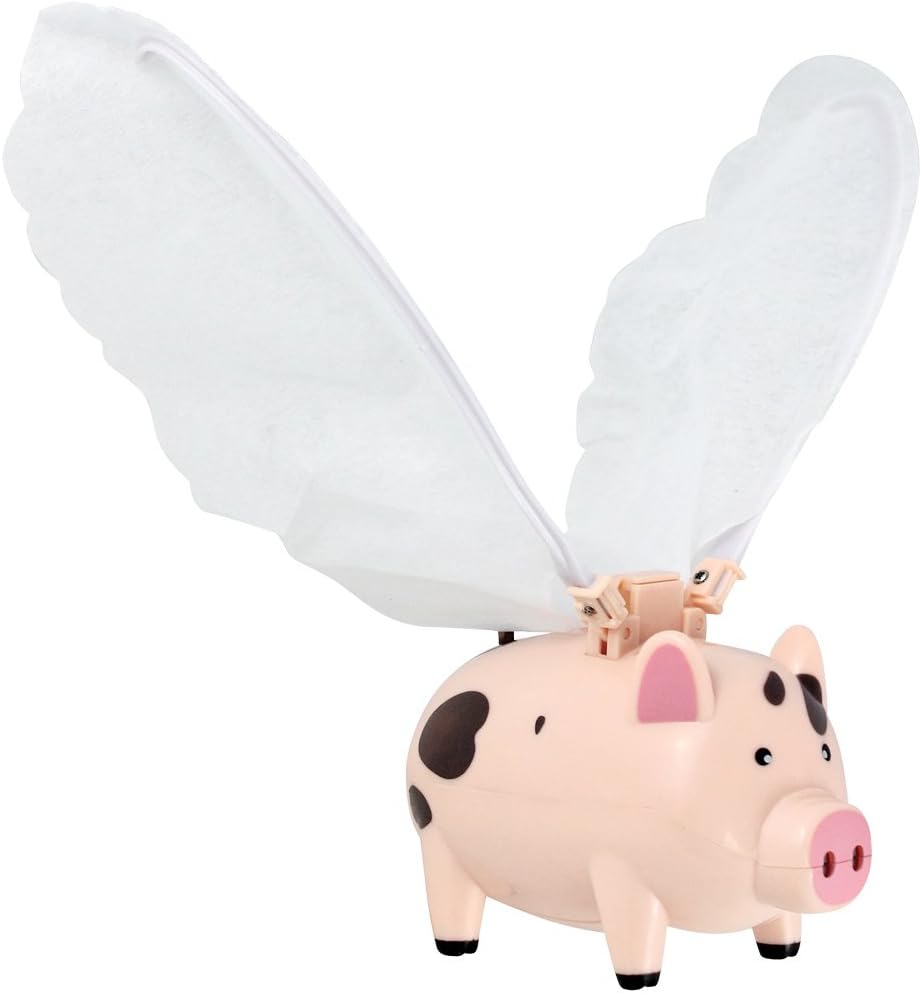 Flying Pig with Flapping Wings