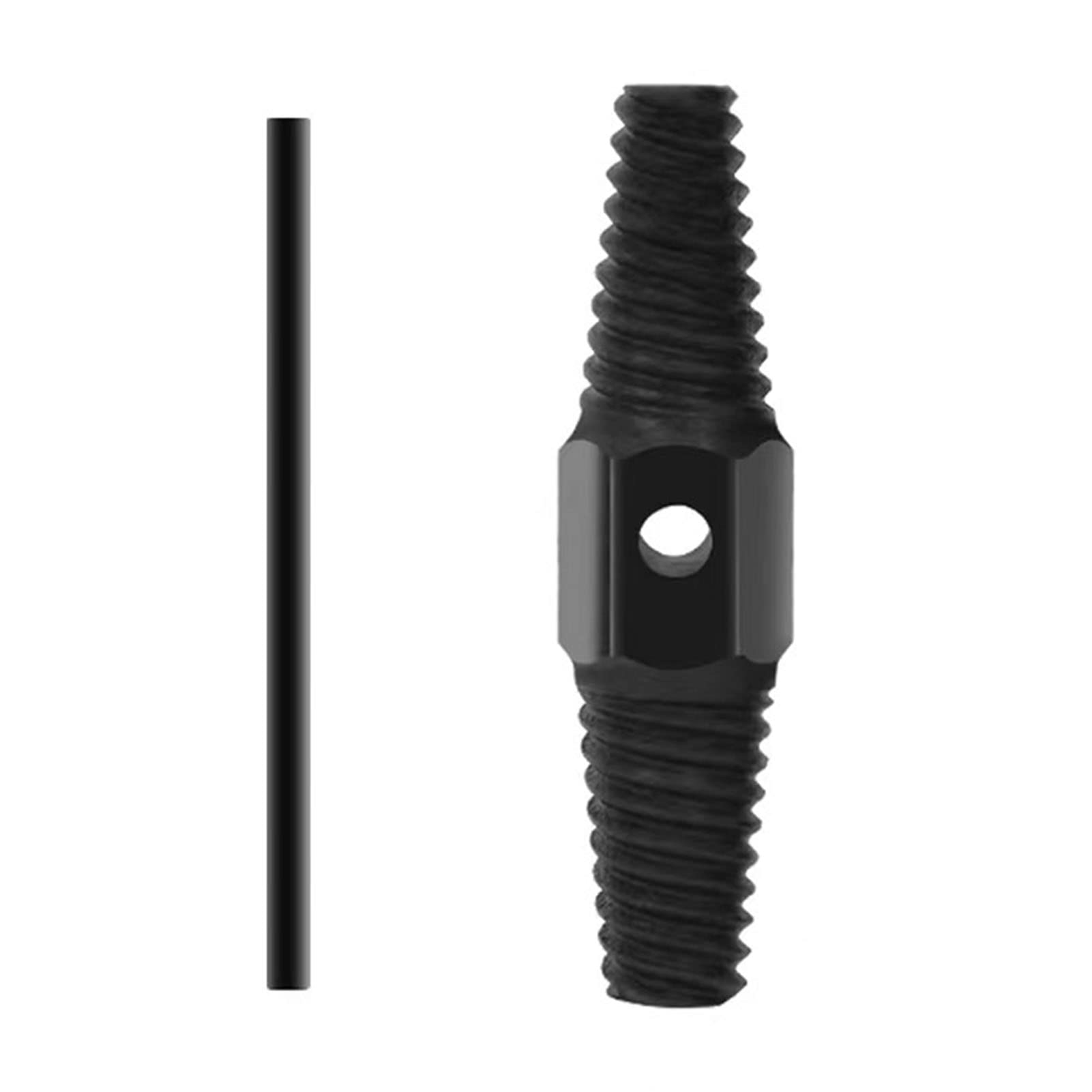 Screw Removal Tool A4 Steel Double End Broken Thread Bolt Remover Extractors for 1/2in 3/4in Water Pipes Valve Maintenance Tool