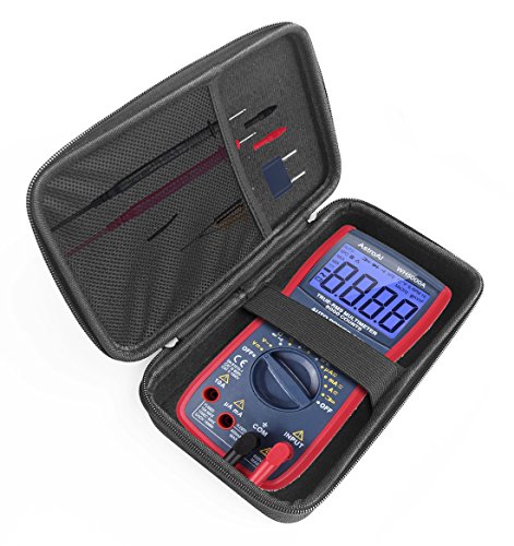FitSand Hard Case for AstroAI Digital Multimeter Travel Zipper Carry Portable Protective Hard Cover Box