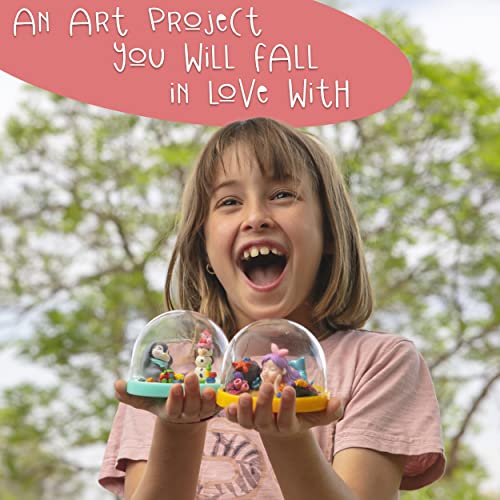 KipiPol Make Your Own Water Globe Kit 4X DIY Snow Globe Making Kit w