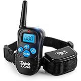 instecho Dog Training Collar, 100% Rainproof Rechargeable Electronic Remote Dog Shock Collar 330 Yards Beep/Vibrating/Shock Electric E-collar
