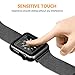 Apple Watch 38mm Screen Protector, Bestfy iWatch Tempered Glass Screen Film [2.5D Curved Edge][Full Coverage] for 38mm iWatch Series 3/2/1 (Black)