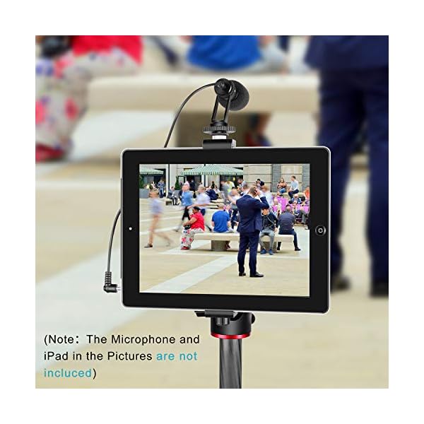 NEEWER iPad Tablet Tripod Mount Adapter Holder, 6.3-9.25 inches/16-23.5 Centimeters Adjustable Clamp for iPad Mini iPad 2/3/4, iPad Air/Air2, iPad Pro Microsoft Surface Samsung Tab 7.0 Series – Bild 7