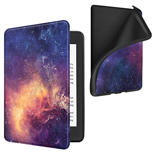 Fintie Case for All-New Kindle Paperwhite (10th Generation, 2018 Release) - Slim Lightweight Cover with Soft Flexible TPU Back Case Auto Sleep/Wake for Amazon Kindle Paperwhite E-Reader, Galaxy