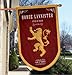 Game of Thrones Style Banner - House Lannister HQ Flag 37x24in - Printed on Both Sides - Durable Enough for Outside Conditions - Perfect Barware Man Cave Gift - Unique GOT Collectible Accessory