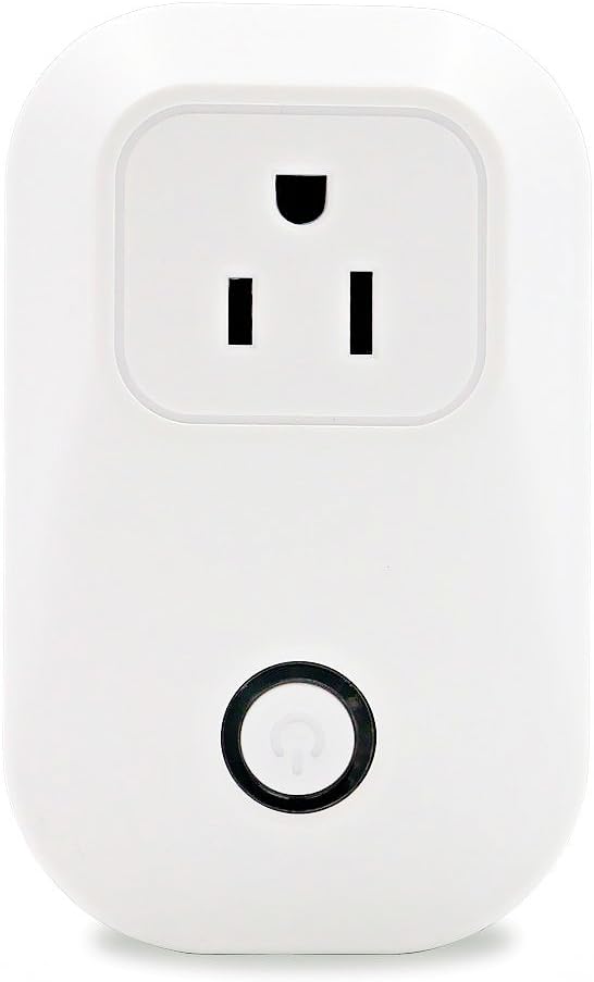 ToFuture Wifi Smart Plug Socket Outlet, Remote Control, Timing Function Control Electrical Light Timer Plug Switch, For iPhone Android Phones IOS / Android App Compatible with Alexa (US Plug)
