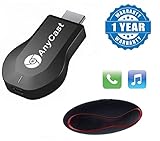 Raptas HDMI dongle AnyCast M2 Plus WiFi 1080P FHD HDMI TV Stick DLNA Wireless Chromecast Airplay With S10 Wireless Mini Speaker (One Year Warranty)