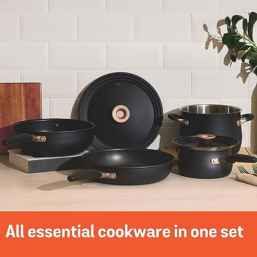 Meyer Accent Series Hard Anodized Nonstick and Stainless Steel Pots