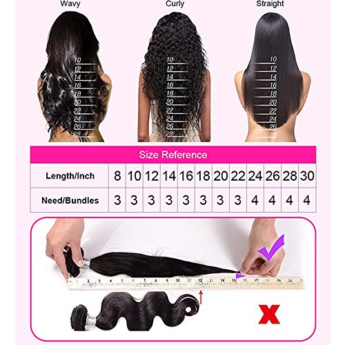 Water-Wave-Bundles-with-Closure-10A-Brazilian-Virgin-Human-Hair-Bundles-with-4x4-Middle-Part-Lace-Closure14-16-1812Wet-and-Wavy-Bundles-with-Closure-for-Black-Women-Natural-Color