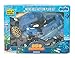 Wild Republic Ocean Dive Eco Expedition, Great White Shark, Sea Turtle, Sea Otter, Beluga Whale, Dolphin, Orca, Seal, Penguin, Oceanographer, Camera, Flashlight, 11 Piece Set