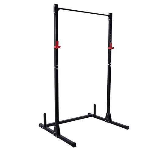 Goplus Adjustable Power Rack Exercise Stand Fitness Squat Bench