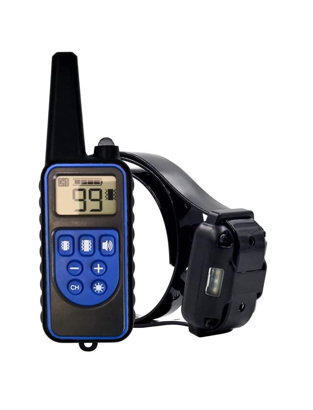 YIXIA Dog Training Collar with 2600Ft Remote, Electronic Dog Collar with Beep, Vibration, Strong vibration, Light and Keypad Lock Mode, Waterproof Electric Dog Collar Set for Small Medium Large Dogs