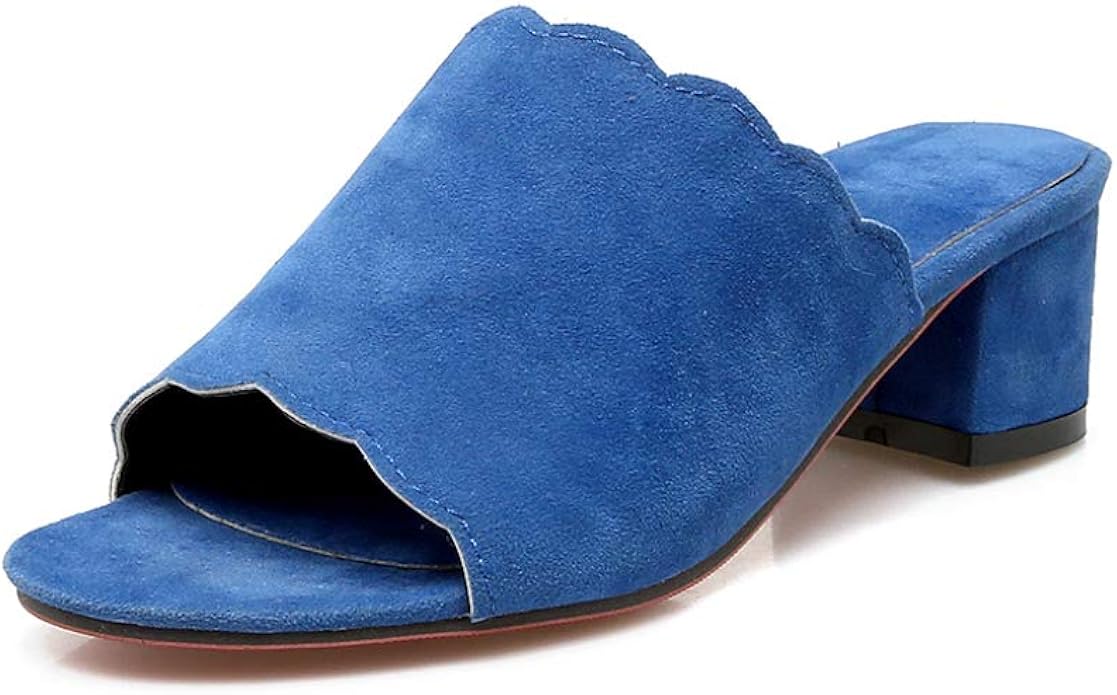 elegant comfortable low chunky heel summer sandals