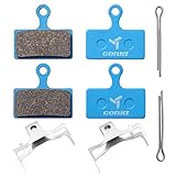 2 Pairs Brake Pads for shimano XT Br-M8000 M785 XTR M9000 M9020 M987 M988 M985 SLX M7000 M675 M666 Deore M615 RS785 R785 CX75 R515 R315 R317 R517 Alfine S700 (Resin,Semi-metallic,Sintered Metal)