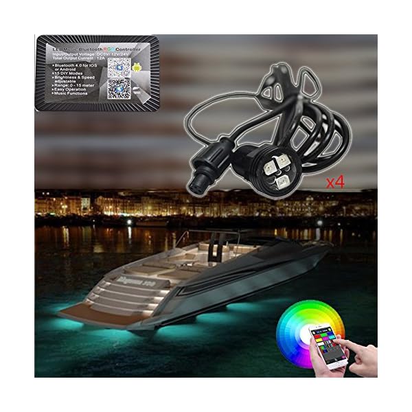 New-RGB-bluetooth-LED-Boat-Lights-with-Bluetooth-ControllerDIYMusic-Mode-4-Pods-Ip68-Water-proof-Marine-Boat-Drain-Plug-LED-Light-Underwater-Lights-Waterproof-Yacht-Boat-Drain-Plug-Led-Light New-RGB-bluetooth-LED-Boat-Lights-with-Bluetooth-ControllerDIYMusic-Mode-4-Pods-Ip68-Water-proof-Marine-Boat-Drain-Plug-LED-Light-Underwater-Lights-Waterproof-Yacht-Boat-Drain-Plug-Led-Light