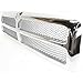 Diften 102-A2372-X01 - New Grille Assembly Grill Chrome shell matte gray insert CH1200178 55076550AB