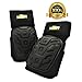 ExtraMighty Professional Knee Pads - Heavy Duty Foam Padding and Comfortable Gel Cushion - Non Slip Adjustable Double Straps Without Clips That Snap Off