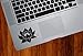 Lotus Flower - Design 1 - Trackpad | Tablet | Laptop - Vinyl Decal (Color Variations Available) (2